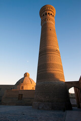 Uzbekistan, city of Bukhara, view of the entrance of the Poi Kalyan Mosque