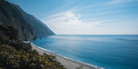 Fototapeta premium view from the top of the mountain