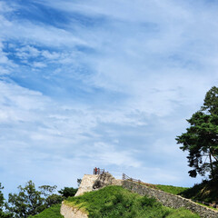언덕위 하늘과 만나는 곳