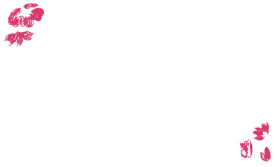 かすれた花びら