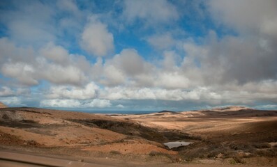 Paisaje paradisíaco del norte de Fuerteventura, Canarias