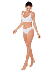 Fototapeta premium Wearing underwear and feeling confident is the goal
