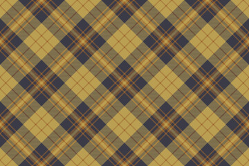 Tartan plaid background, diagonal check seamless pattern. Vector fabric texture for textile print, wrapping paper, gift card, wallpaper.