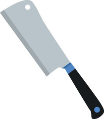 Butcher cleaver icon. Kitchen knife. Cooking blade