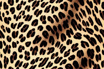 Animal print seamless. Leopard skin pattern.
