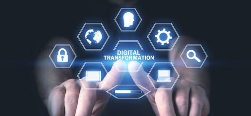 Digital transformation concept.Business. Innovation. Technology