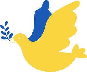 Stop war in Ukraine. Ukraine war poster.  Illustration