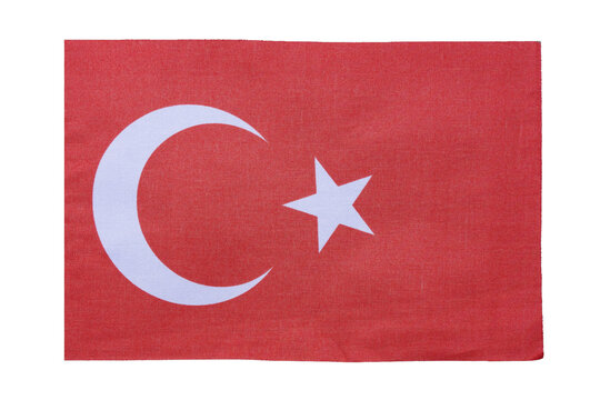 State flag of the country Turkey, isolate