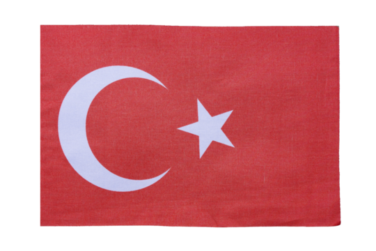 State flag of the country Turkey, isolate