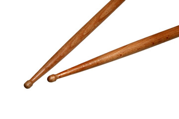 two wooden drumstick, png file