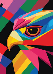 Just an Abstract Eagle Poster