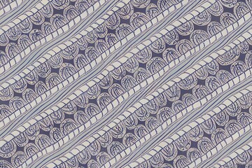 traditional Indian seamless paisley pattern on navy background