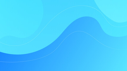 Abstract blue background and curve shape, background with copy space for design, vector.
