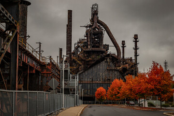 Abandoned steel plant in Bethlehem PA