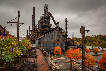Abandoned steel plant in Bethlehem PA