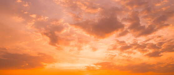 Naklejka na ściany i meble View of dramatic sunset sky