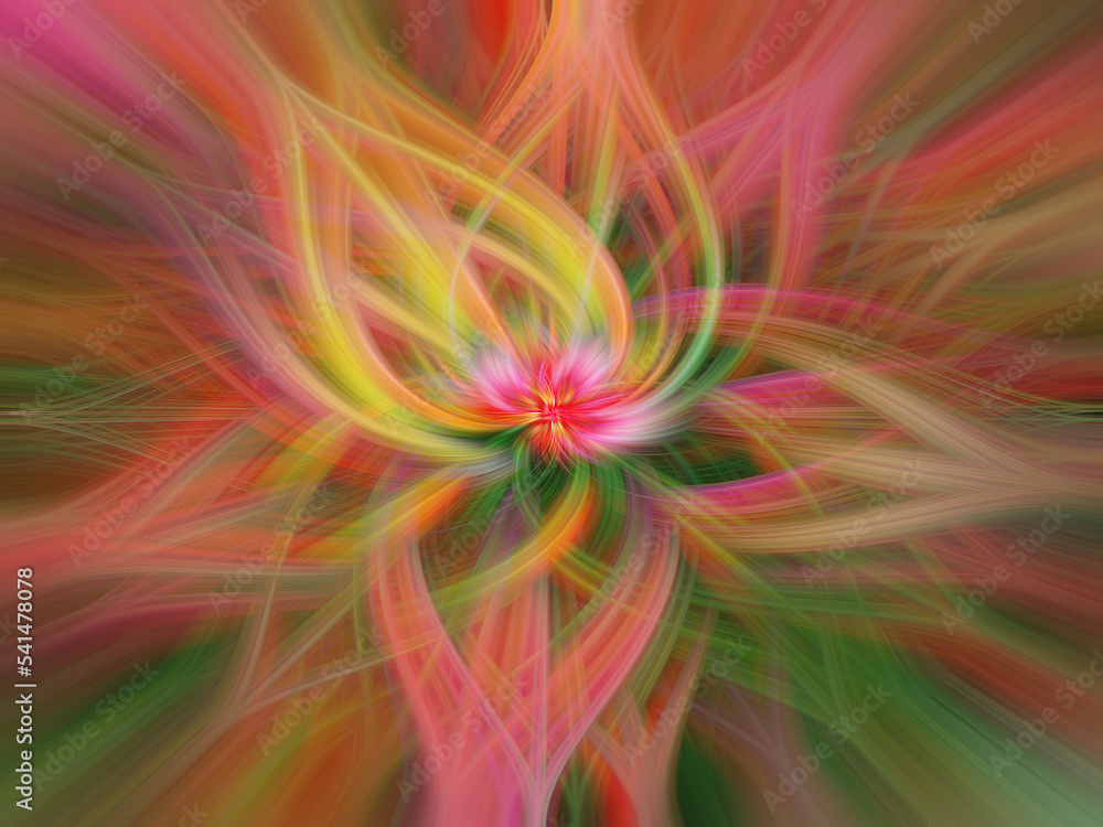 Aufkleber abstract twisted light fibers effect. abstract twisted light fibers