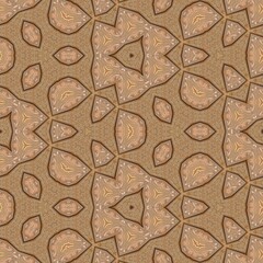 Mystical pattern design for the background. 3d illustration art for website, user interface theme, cover photo, interior decoration idea, wallpaper for wall mural, embroidery and batik concept