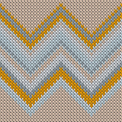 Natural zig zal lines knit texture geometric - obrazy, fototapety, plakaty