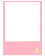 Moon Polaroid Photo Frame