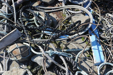 Ropes and other fishing accessories 