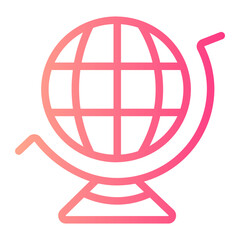 globe gradient icon