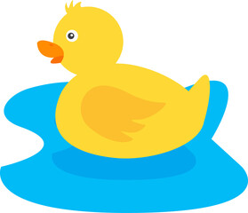 rubber duck on white