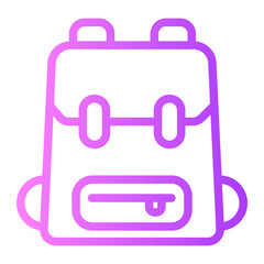 backpack gradient icon