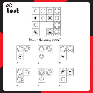 Practice Questions Worksheet for Education and IQ Test. task for the development of logical thinking, vector illustration