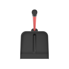 3d rendering illustration of a long handled dustpan