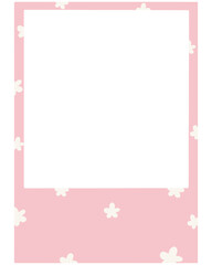Star Pattern Polaroid Photo Frame