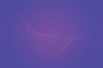 Abstract background with colorful wavy lines. Abstract Blue Purple gradient background design
