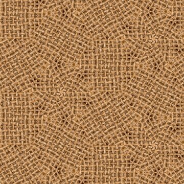 Vintage fashion background with jute sack pattern. Spread awareness of using natural jute fibre as modern print elements. Thin rope texture design for business card, flyer, tiles, and textile printing
