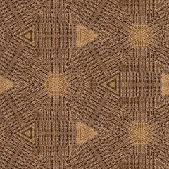 Vintage fashion background with jute sack pattern. Spread awareness of using natural jute fibre as modern print elements. Thin rope texture design for business card, flyer, tiles, and textile printing