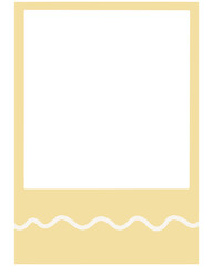 Wavy Line Polaroid Photo Frame