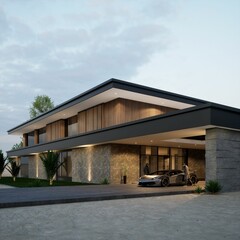 3D Modern House Design
