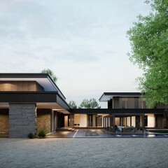3D Modern House Design