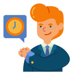 businessman flat icon