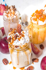 Apple, pumpkin and pecan pie smoothie