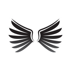 Wing icon logo design illustration