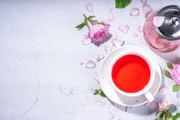 Rose buds tea