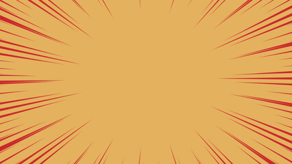 Colorful concentration line illustration material