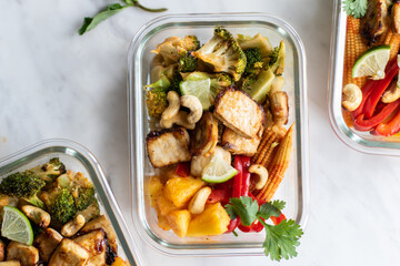 Thai Tofu Sheet Pan