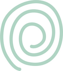 Colorful Cute Doodle Circle Vector Illustration