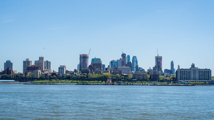Fototapeta na wymiar Skyline of Downtown Brooklyn in New York City