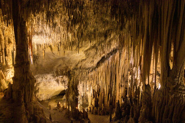 Drach cave in Porto Cristo in Mallorca (Spain)
