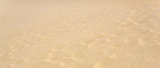natural background, sandy desert surface with dunes