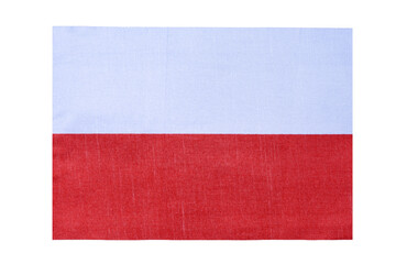 National flag of the country Poland, isolate