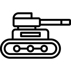 Obraz premium Tank Icon