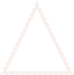 Blank postage stamp. Postage stamps frames for mail envelope. Empty templates. Illustration
